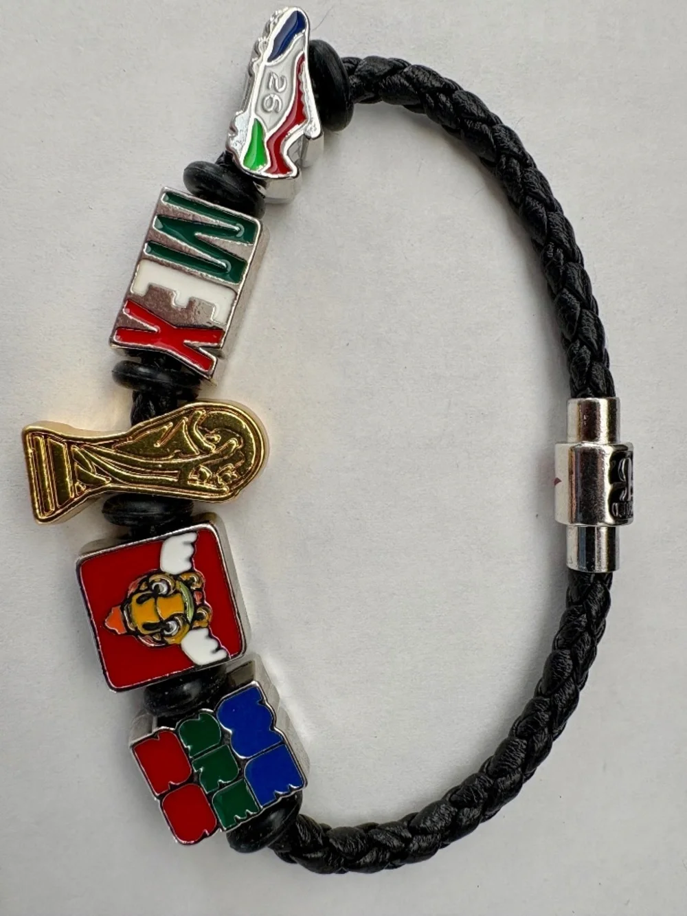 WORLD CUP 2026 Fan Fav BOFA Bracelet with Mexico, World Cup and Soccer Charms!